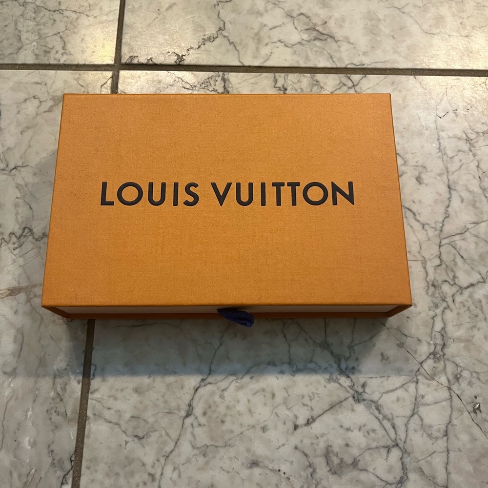 Louis Vuitton blue and black wallet